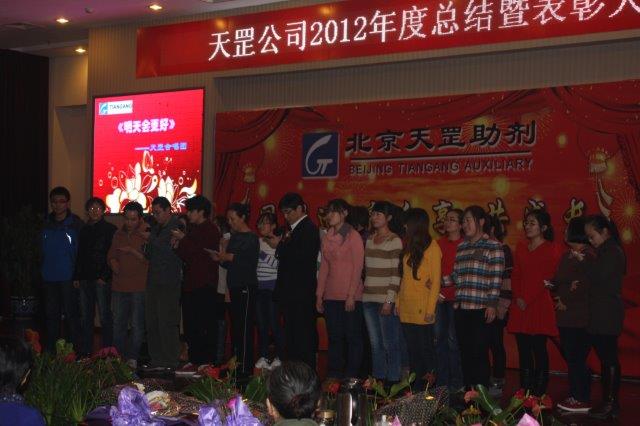 天罡公司2012年度總結(jié)暨表彰大會成功舉辦