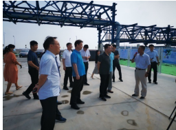 滄州市委常委、常務(wù)副市長和春軍一行 赴我公司調(diào)研生產(chǎn)建設(shè)情況